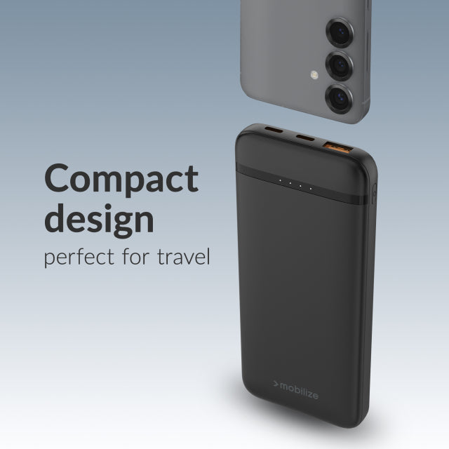 Mobilize Powerbank 10000mAh 20W Zwart