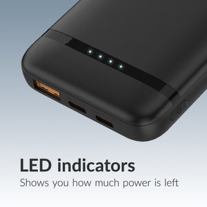 Mobilize Powerbank 10000mAh 20W Zwart