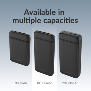 Mobilize Powerbank 10000mAh 20W Zwart