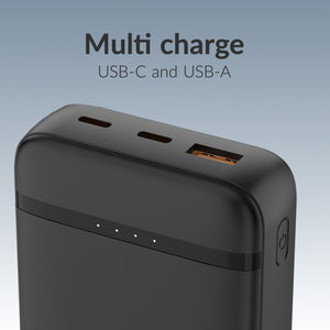 Mobilize Powerbank 20000mAh 20W Zwart