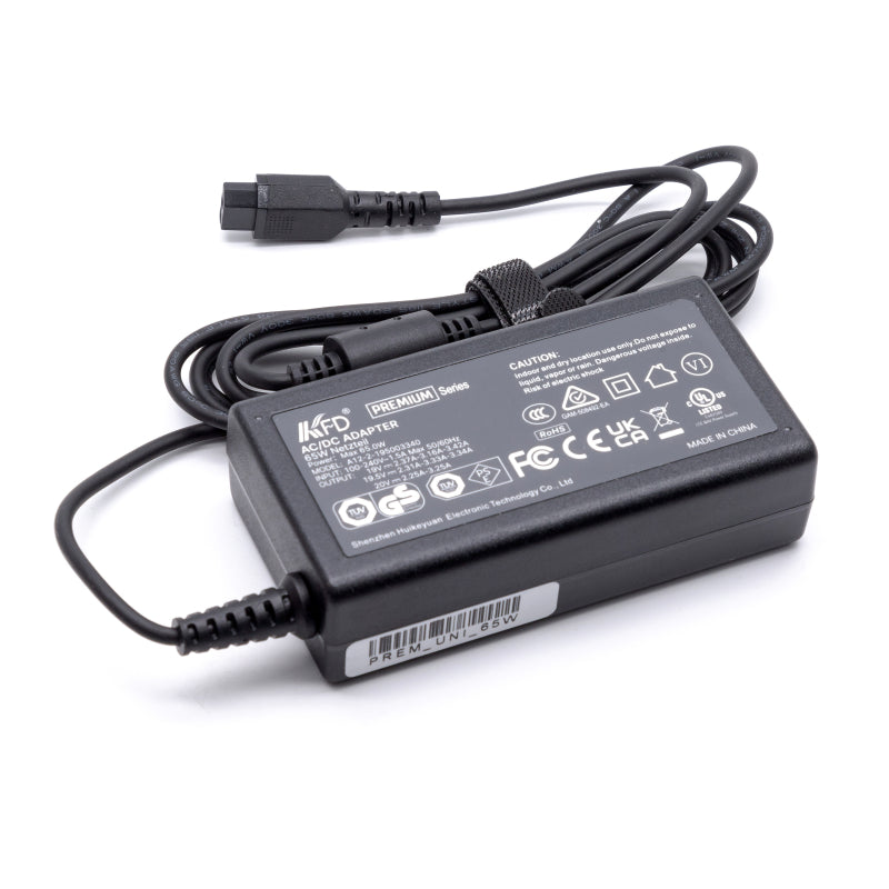 Premium Universele Laptopadapter 65W 17 Tips