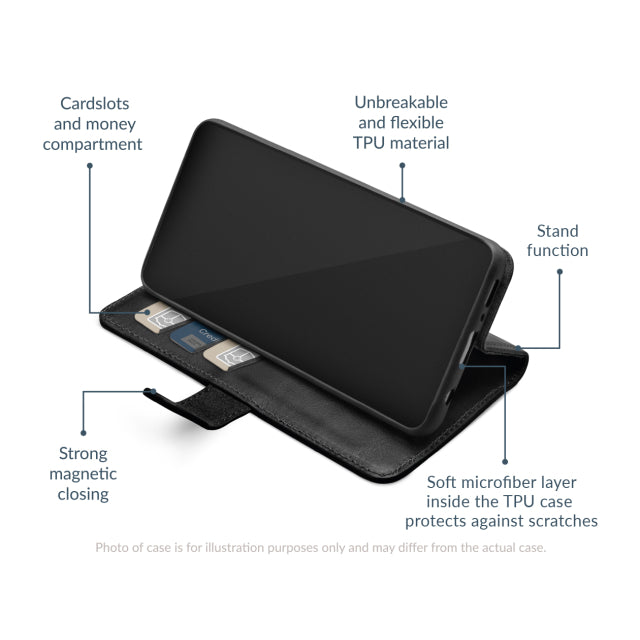 Mobilize Premium Gelly Wallet Hoesje Samsung Zwart