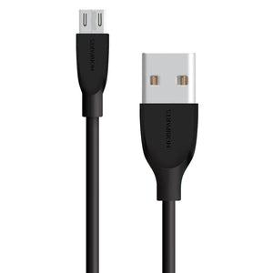Mobiparts USB-A naar Micro-USB kabel 1m Zwart
