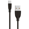 Mobiparts USB-C naar USB-A kabel 1m Zwart