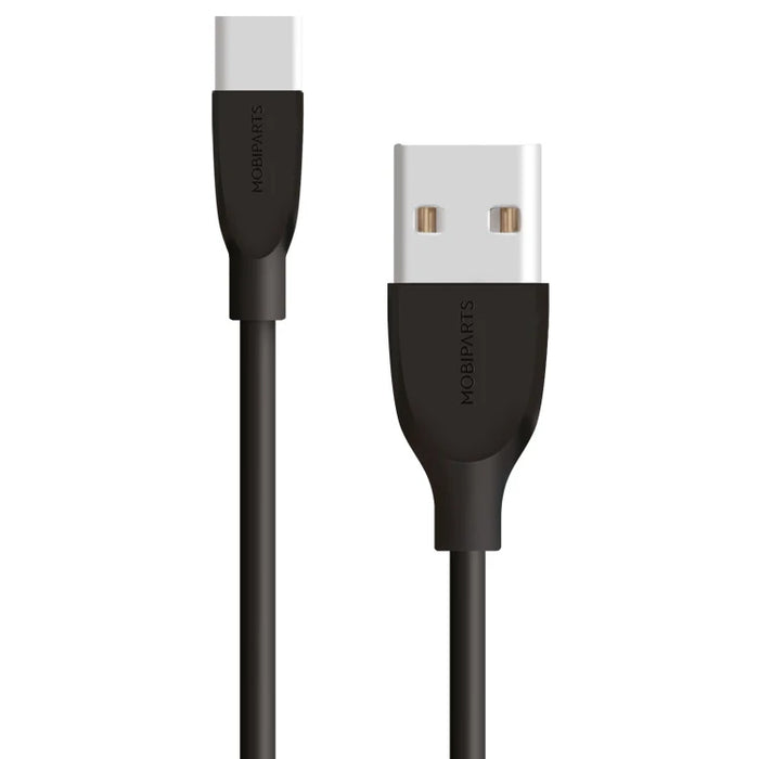 Mobiparts USB-C naar USB-A kabel 1m Zwart