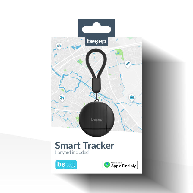 Beeep BeTag Apple Tracker met sleutelhanger Zwart