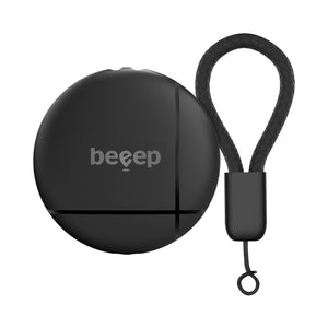 Beeep BeTag Apple Tracker met sleutelhanger Zwart
