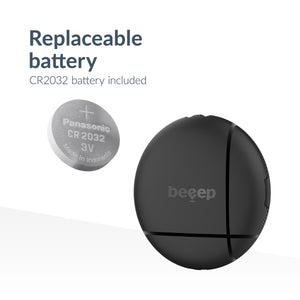 Beeep BeTag Apple Tracker met sleutelhanger Zwart