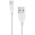 Mobiparts USB-C naar USB-A kabel 1m Wit