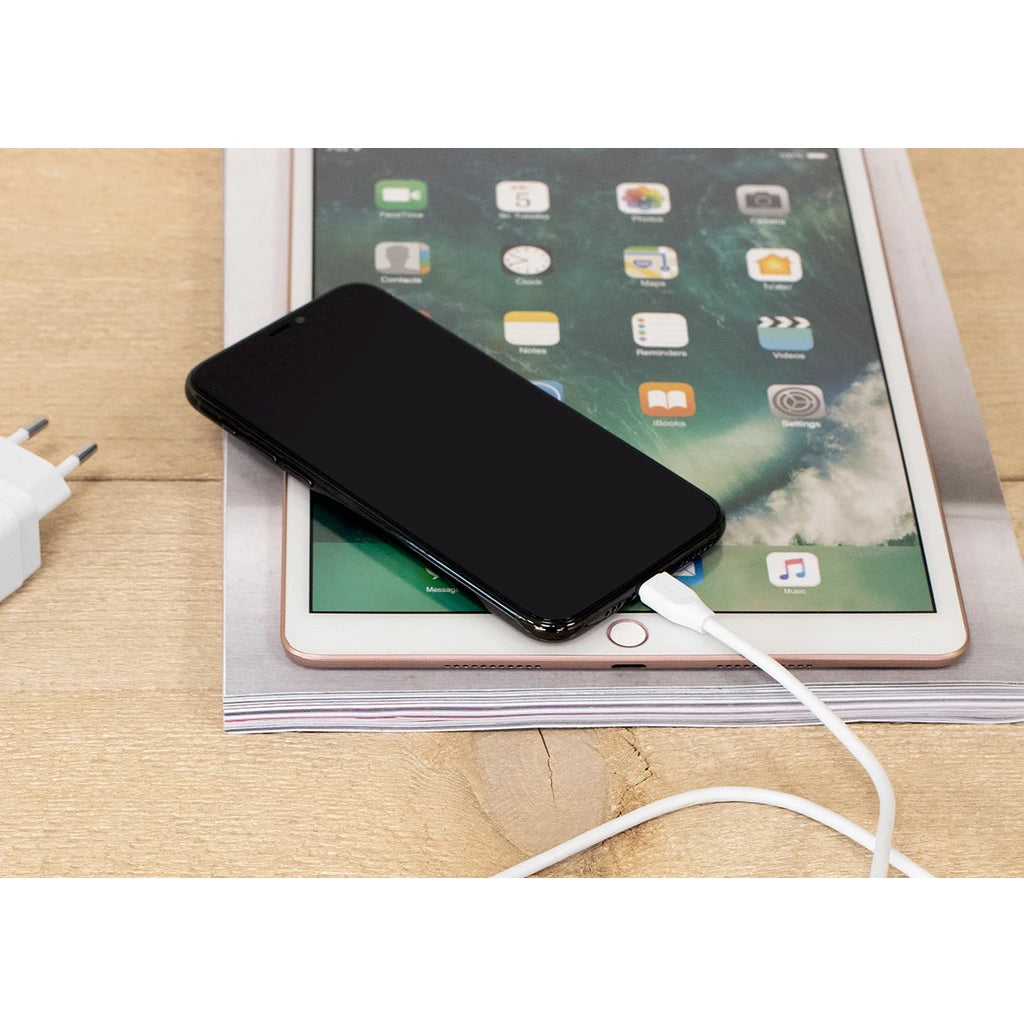 Mobiparts USB-C naar USB-A kabel 1m Wit
