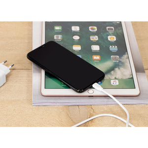 Mobiparts USB-C naar USB-A kabel 1m Wit