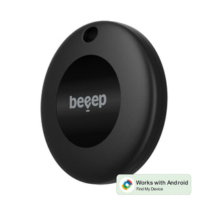 Beeep BeTag Android Tracker met sleutelhanger Zwart