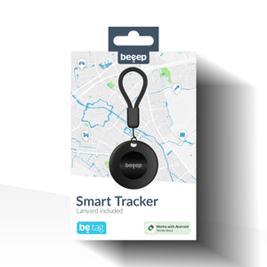 Beeep BeTag Android Tracker met sleutelhanger Zwart