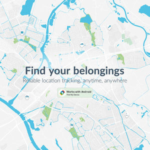 Beeep BeTag Android Tracker met sleutelhanger Zwart