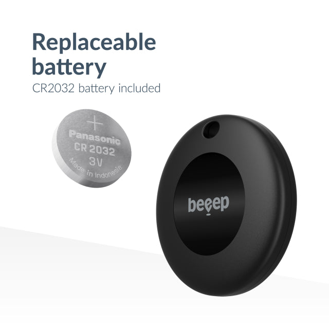 Beeep BeTag Android Tracker met sleutelhanger Zwart