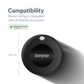 Beeep BeTag Android Tracker met sleutelhanger Zwart