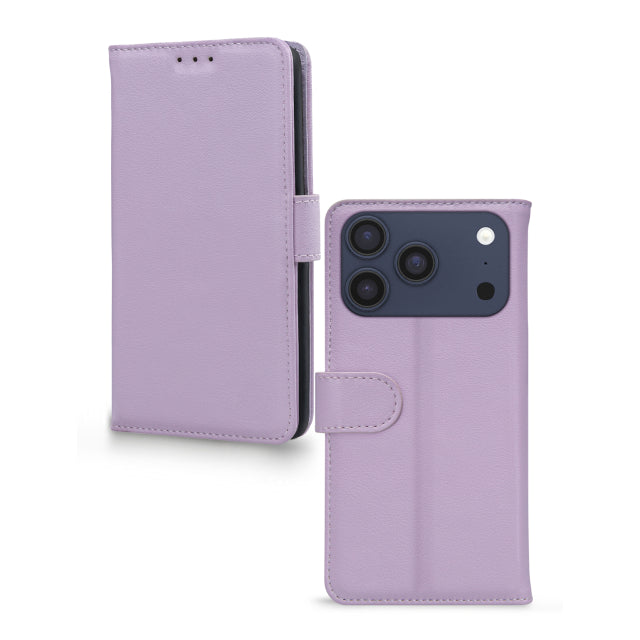 Mobilize Premium Gelly Wallet Hoesje Apple iPhone Paars