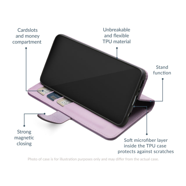 Mobilize Premium Gelly Wallet Hoesje Apple iPhone Paars