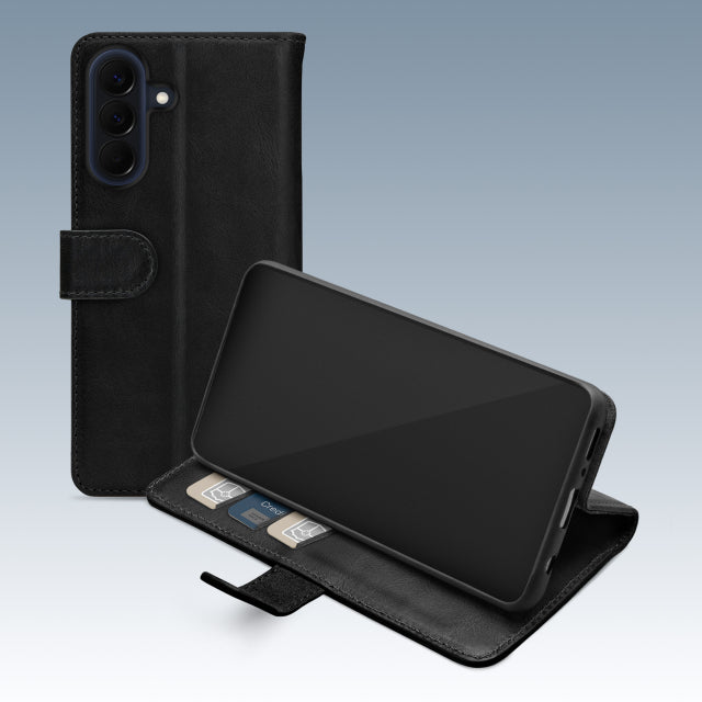 Mobilize Premium Gelly Wallet Hoesje Samsung Zwart