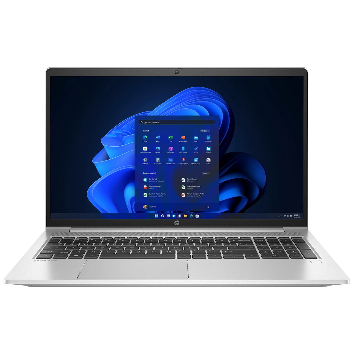 Refurbished HP ProBook 450 G8 15,6 inch - Intel Core i5 - 16GB RAM - 256GB SSD - Zilver - Grade A