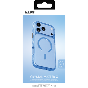 Laut Crystal Matter X MagSafe Hoesje - iPhone 18 Pro / 17 Pro - Gletsjer
