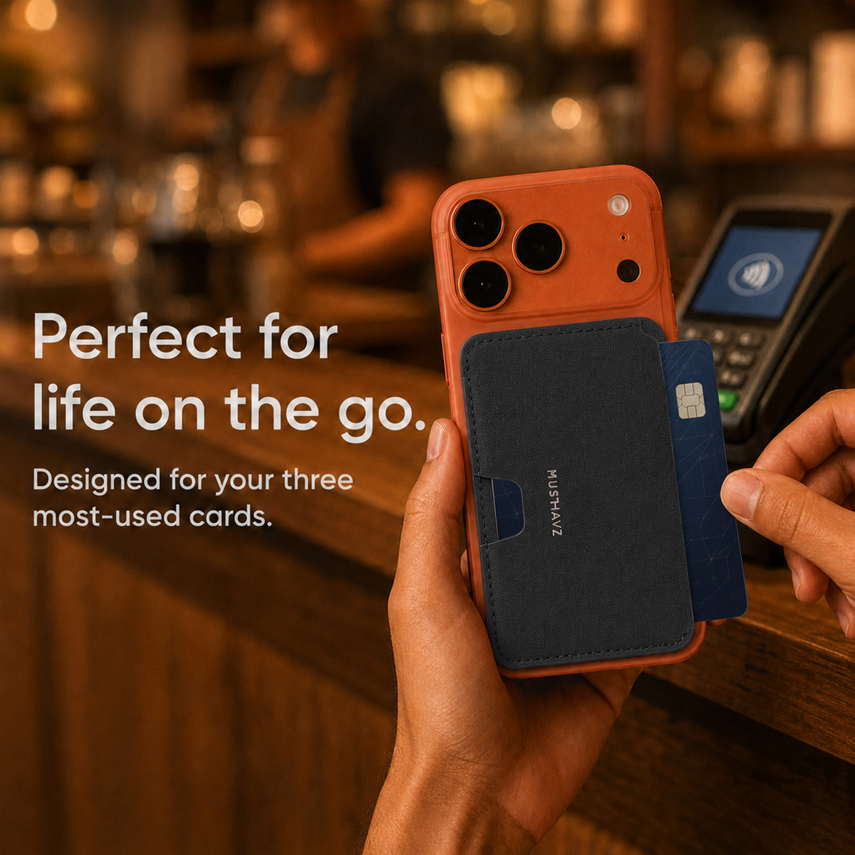 Musthavz MagPocket wallet - Zwart