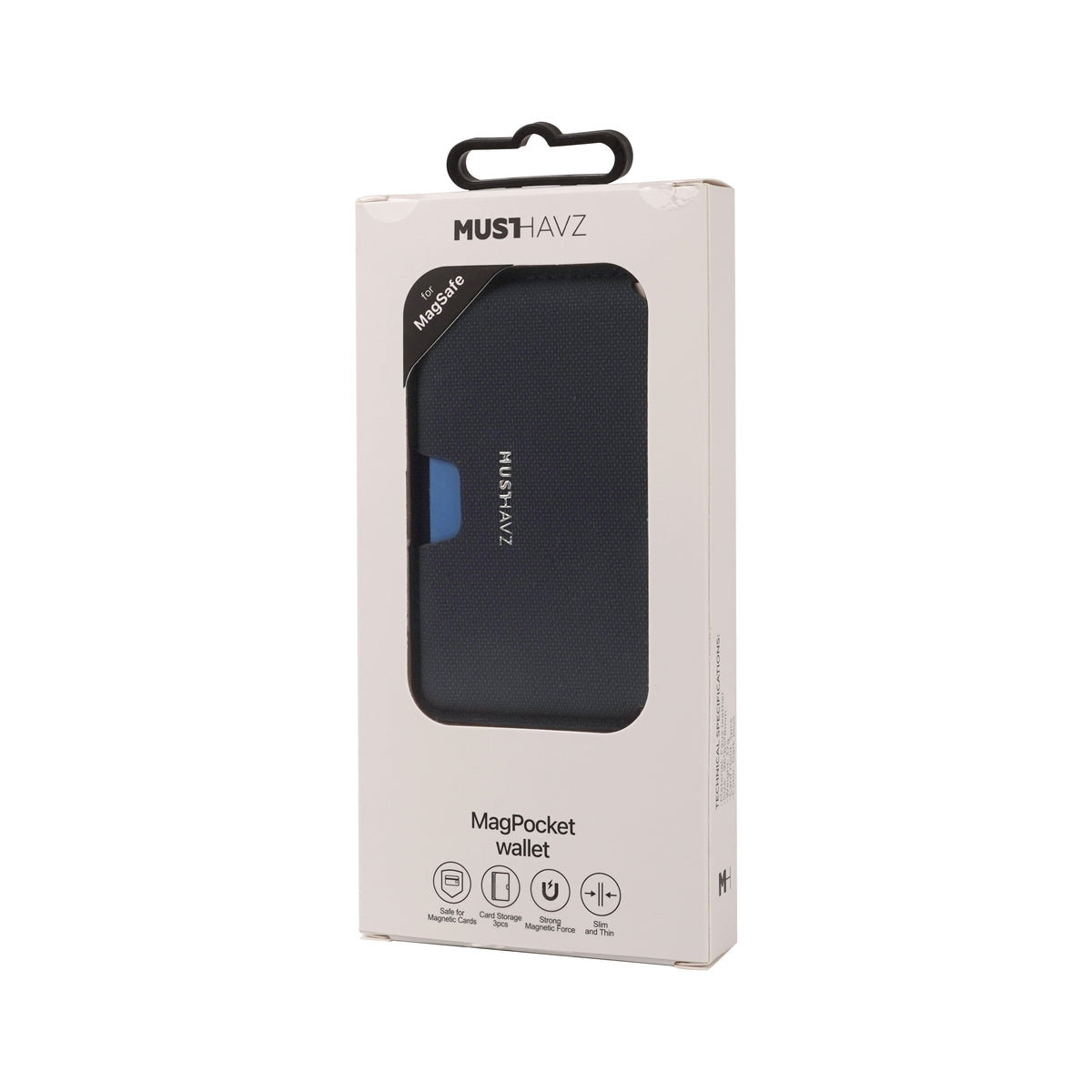 Musthavz MagPocket wallet - Blauw
