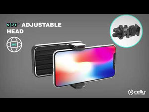 Celly MountVentPlus Universele Autohouder Ventilatierooster Zwart