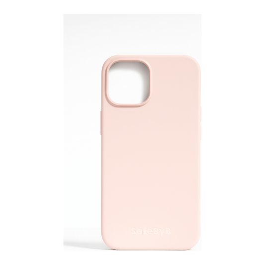 SafeByB Siliconen MagSafe Case - Apple iPhone - Lichtroze