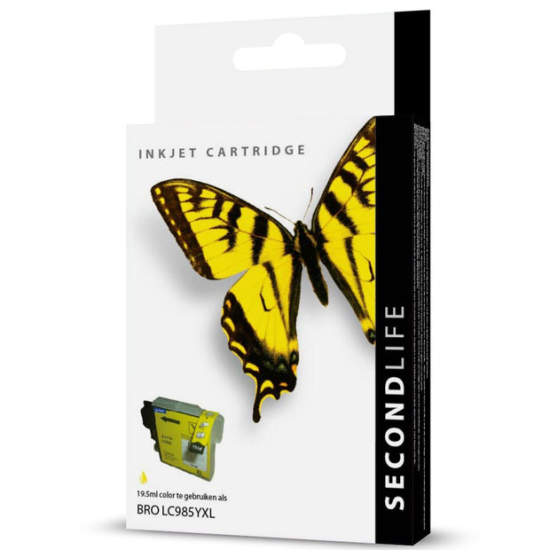 SecondLife - Brother LC 985 Yellow
