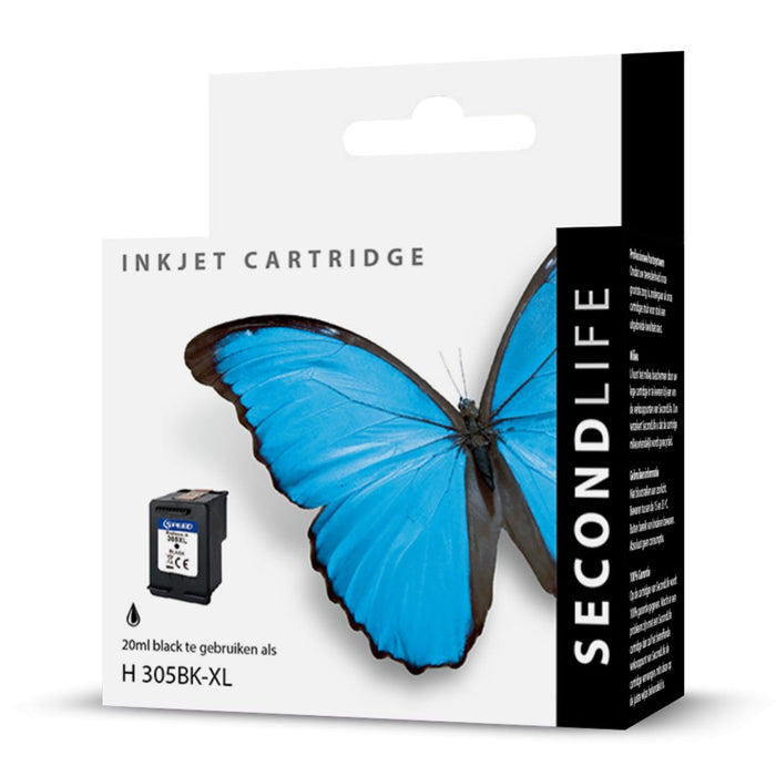 SecondLife - HP 305 XL Black
