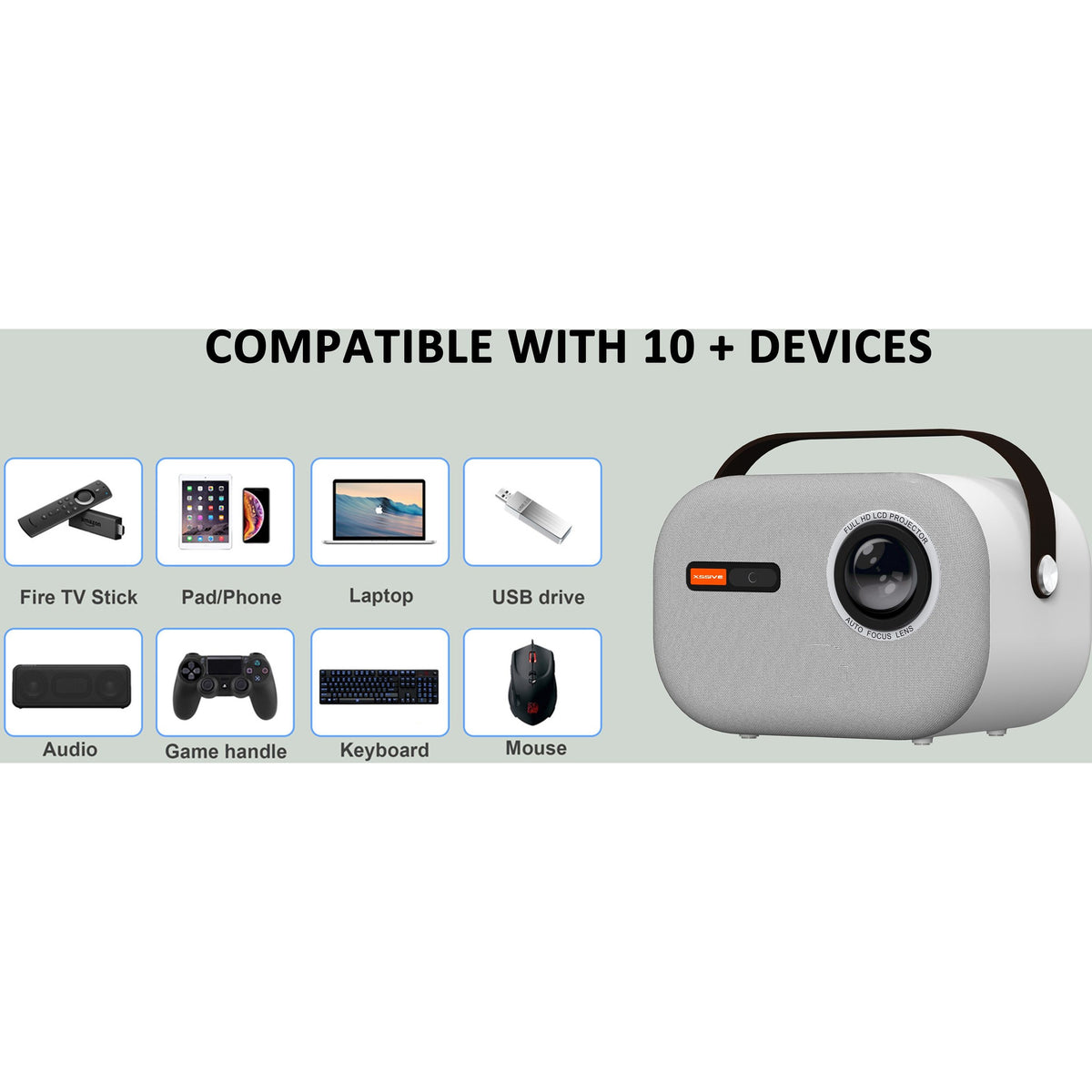 Xssive Multimedia Projector XSS-PJ02