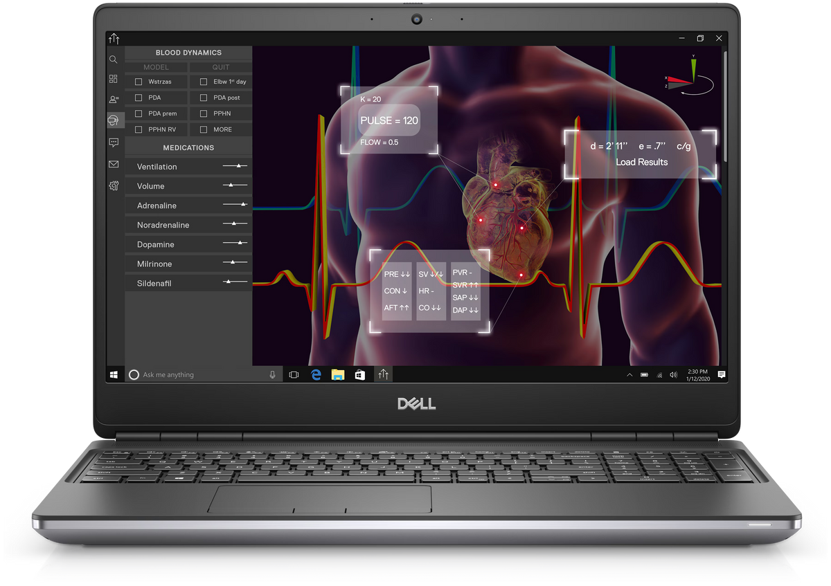 Refurbished Dell Precision 7550 15,6 inch - Intel Core i7 - 32GB RAM - 512GB SSD - Zwart - Grade A