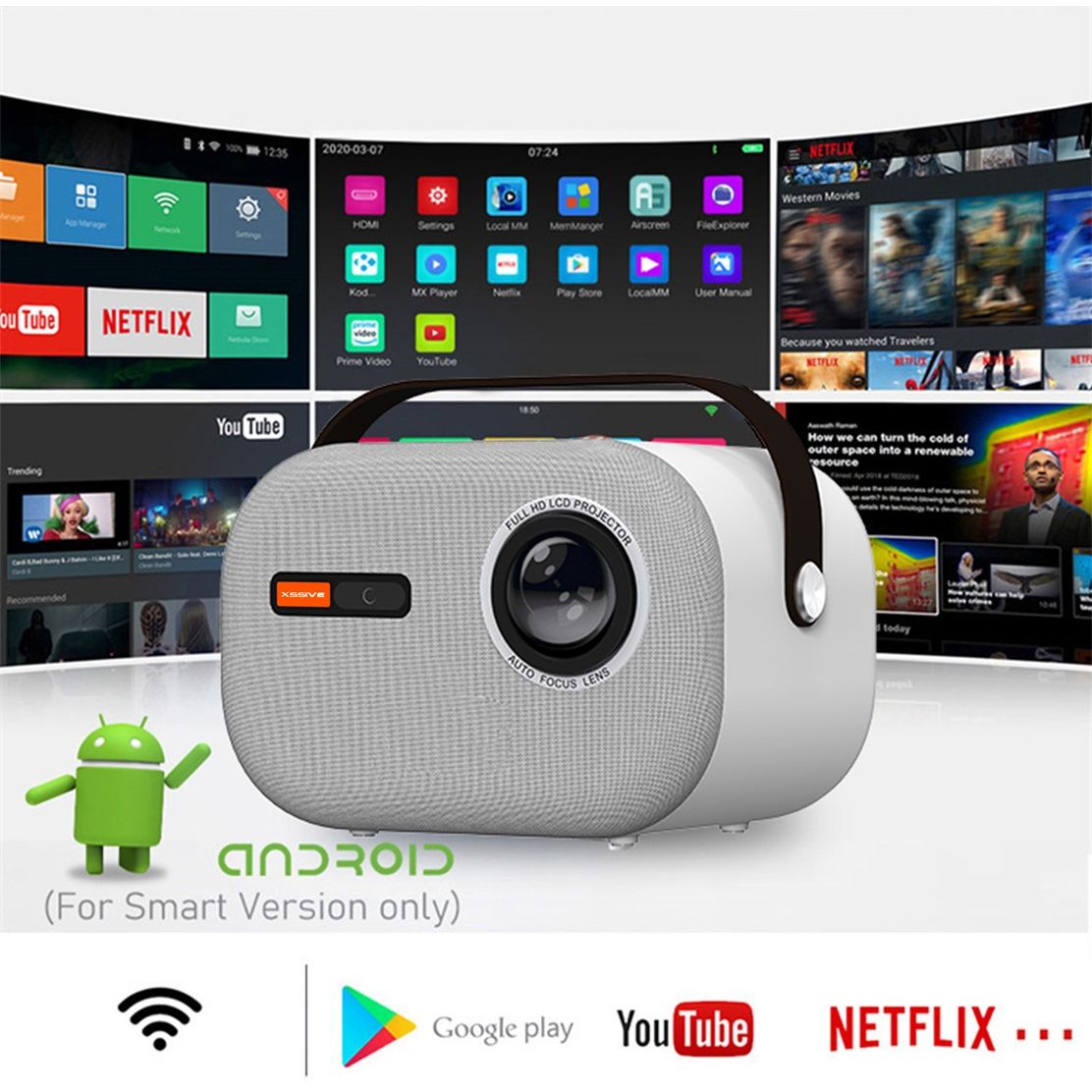Xssive Multimedia Projector XSS-PJ02